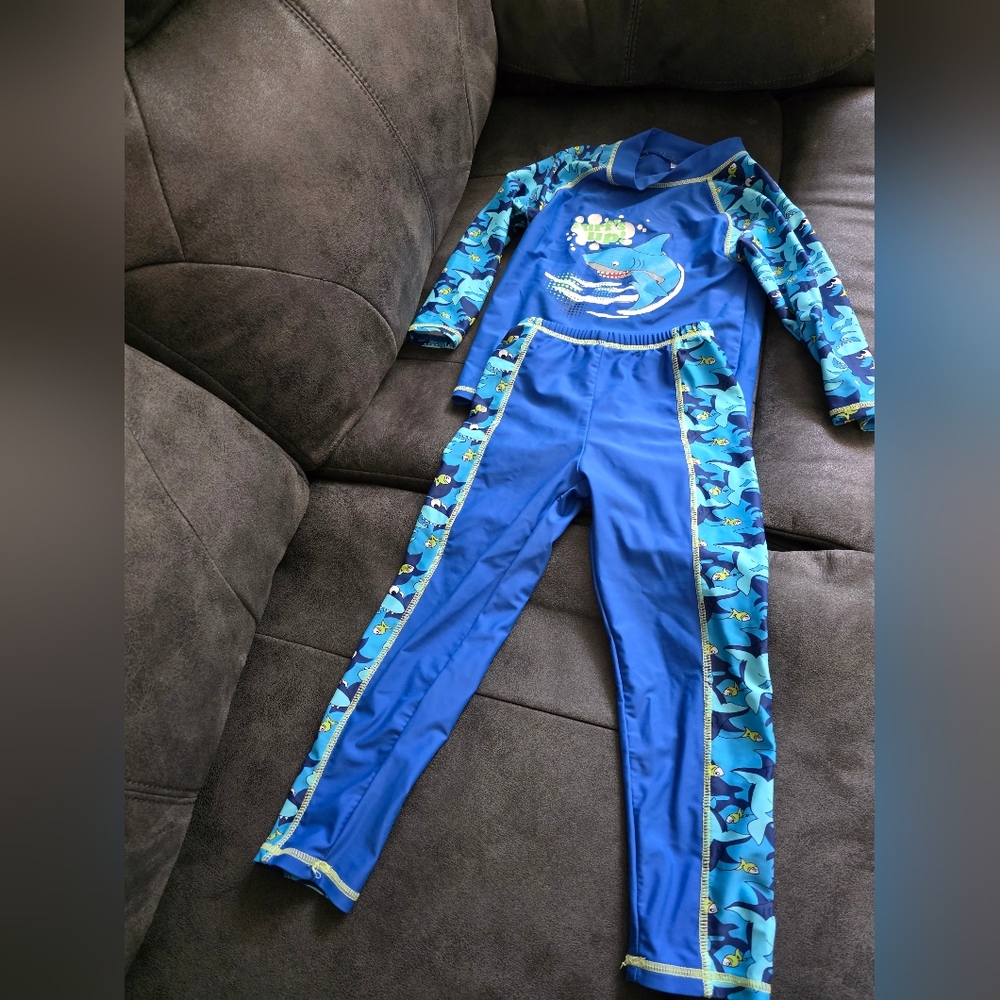 Blue Shark Swimwear Set